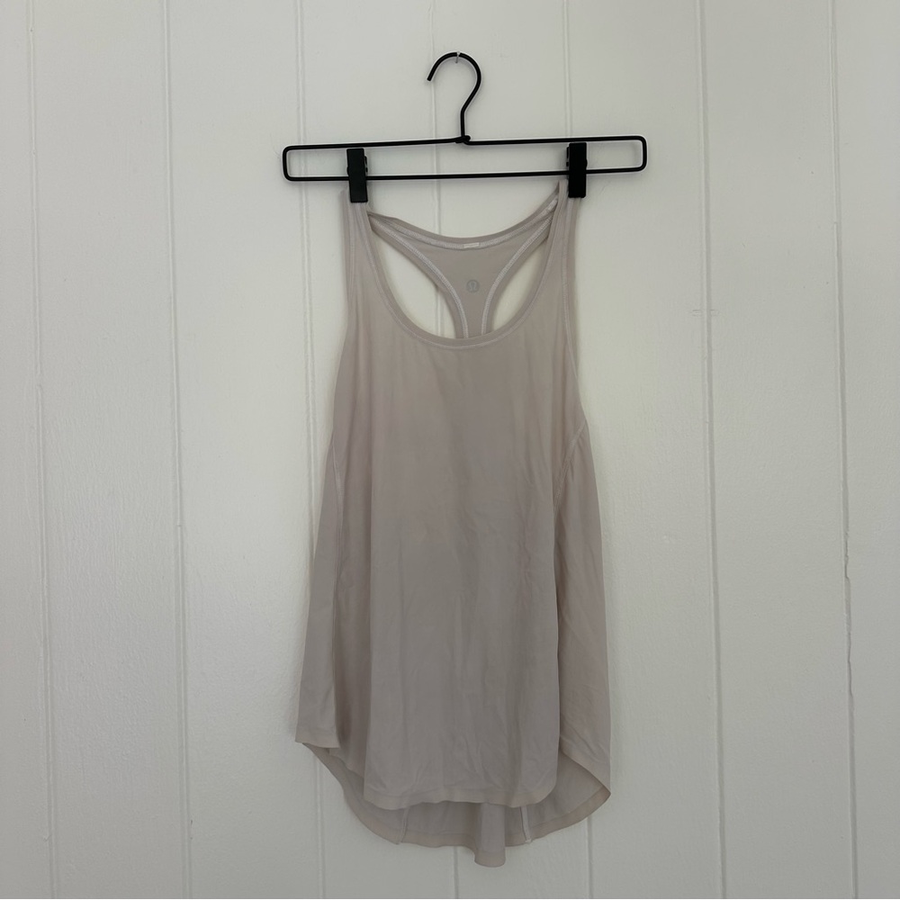 Lululemon White Eggshell (off white) Tank
